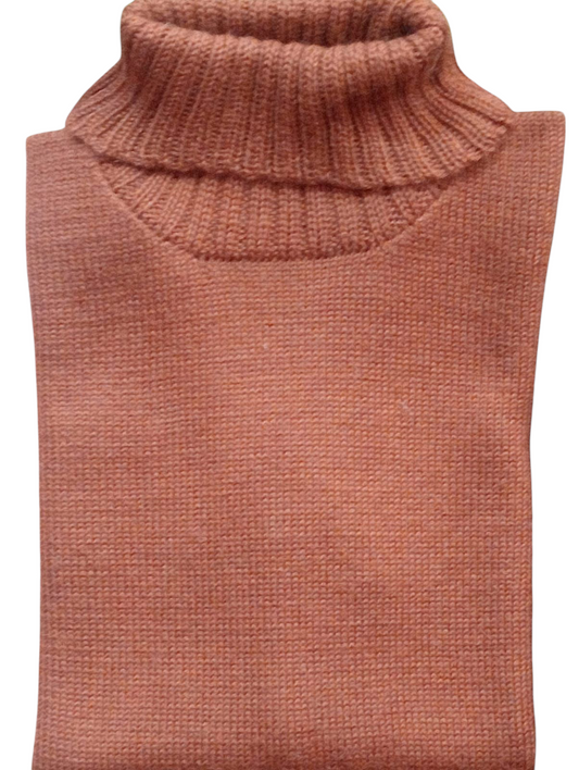 Pullover col roullé 100% Baby alpaga