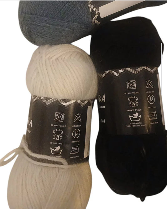 Pelotes de laine de baby alpaga Crochet